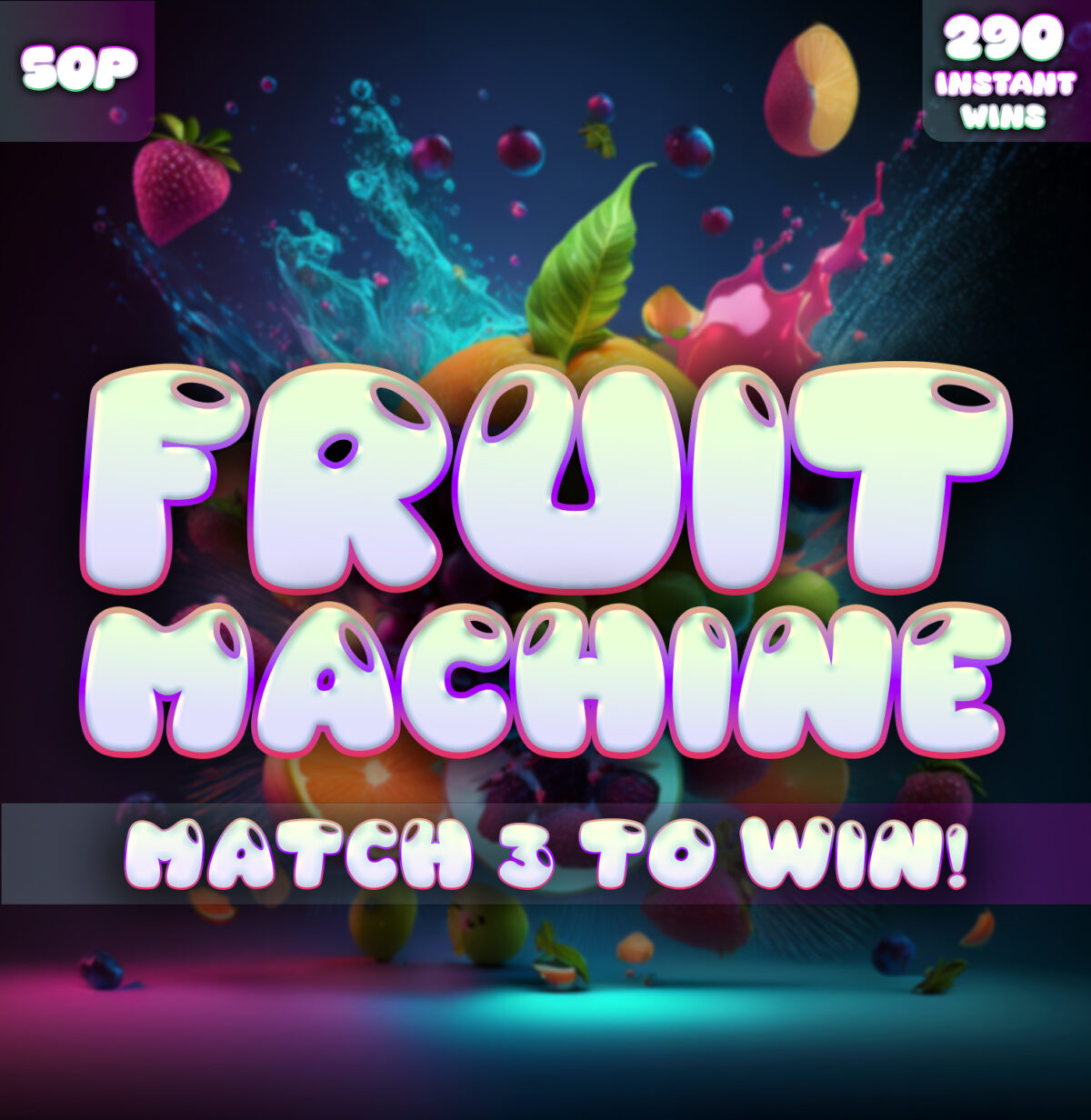 FRUIT MACHINE - £10K of Instant Wins + £250 End Prize!