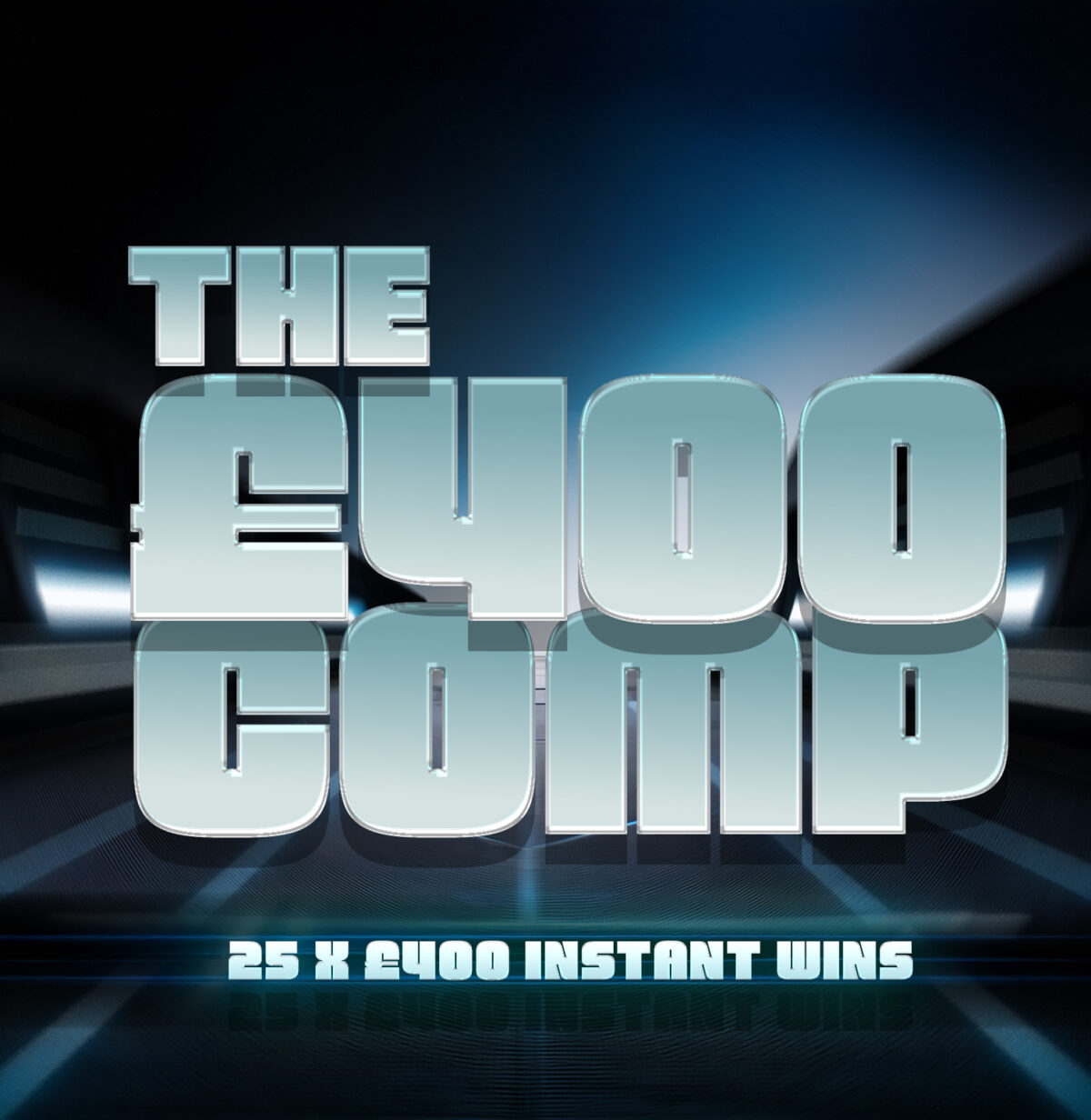 The £400 Comp: 25 x £400 Instant Wins + £400 End Prize!